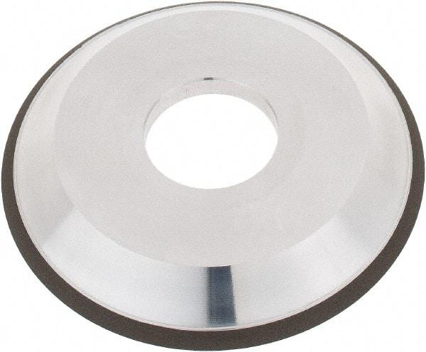 Tru-Maxx - 4" Diam, 1-1/4" Hole Size, 1" Overall Thickness, 180 Grit, Type 12V9, Tool & Cutter Grinding Wheel - Very Fine Grade, Diamond - Eagle Tool & Supply
