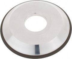 Tru-Maxx - 4" Diam, 1-1/4" Hole Size, 1" Overall Thickness, 180 Grit, Type 12V9, Tool & Cutter Grinding Wheel - Very Fine Grade, Diamond - Eagle Tool & Supply