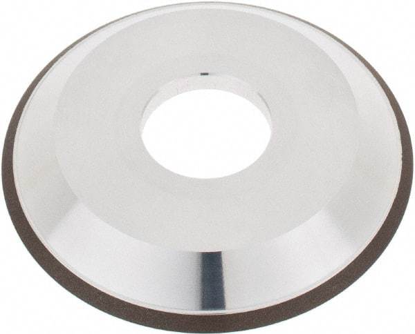 Tru-Maxx - 4" Diam, 1-1/4" Hole Size, 1" Overall Thickness, 120 Grit, Type 12V9, Tool & Cutter Grinding Wheel - Fine Grade, CBN - Eagle Tool & Supply