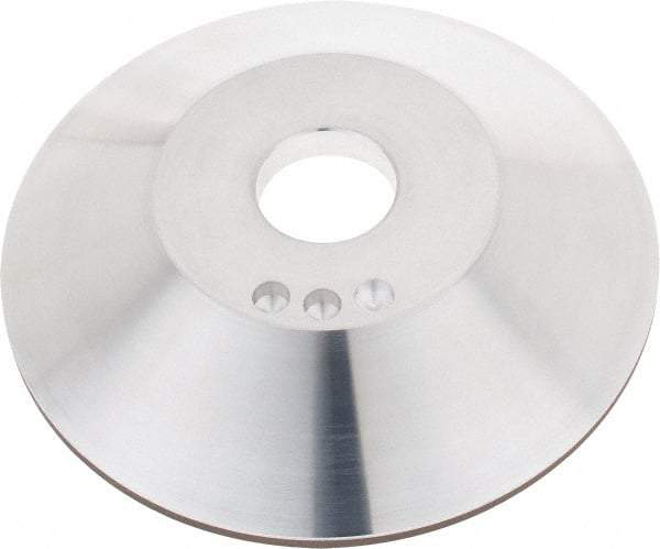 Tru-Maxx - 6" Diam, 1-1/4" Hole Size, 1" Overall Thickness, 180 Grit, Type 12A2, Tool & Cutter Grinding Wheel - Very Fine Grade, Diamond - Eagle Tool & Supply