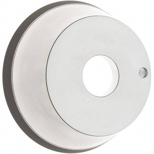 Tru-Maxx - 5" Diam, 1-1/4" Hole Size, 1" Overall Thickness, 150 Grit, Type 11V9, Tool & Cutter Grinding Wheel - Very Fine Grade, Diamond - Eagle Tool & Supply