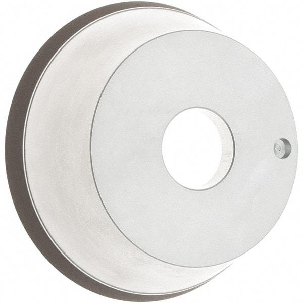 Tru-Maxx - 5" Diam, 1-1/4" Hole Size, 1" Overall Thickness, 100 Grit, Type 11V9, Tool & Cutter Grinding Wheel - Fine Grade, Diamond - Eagle Tool & Supply