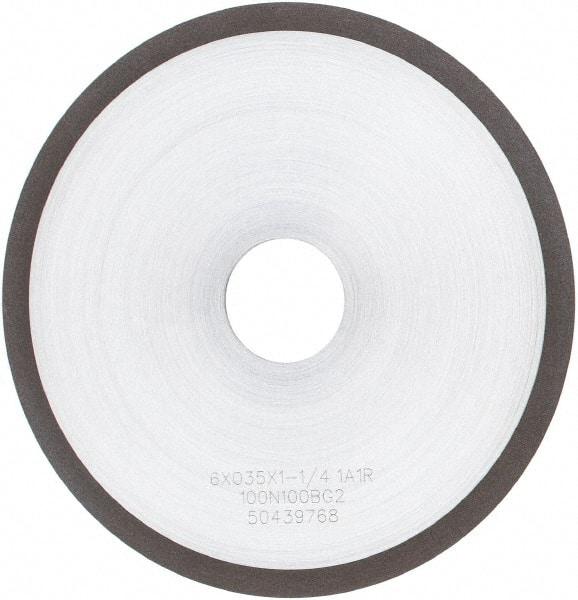 Tru-Maxx - 6" 100 Grit Diamond Cutoff Wheel - 0.035" Thick, 1-1/4" Arbor, Use with Angle Grinders - Eagle Tool & Supply