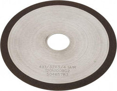 Tru-Maxx - 4" 120 Grit Diamond Cutoff Wheel - 1/32" Thick, 3/4" Arbor, Use with Angle Grinders - Eagle Tool & Supply