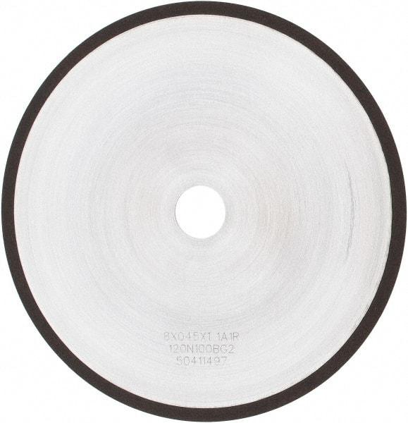 Tru-Maxx - 8" 120 Grit Diamond Cutoff Wheel - 0.045" Thick, 1" Arbor, Use with Angle Grinders - Eagle Tool & Supply