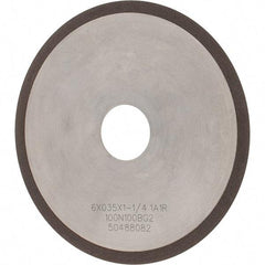 Tru-Maxx - 6" 100 Grit Diamond Cutoff Wheel - 0.035" Thick, 1-1/4" Arbor, Use with Angle Grinders - Eagle Tool & Supply