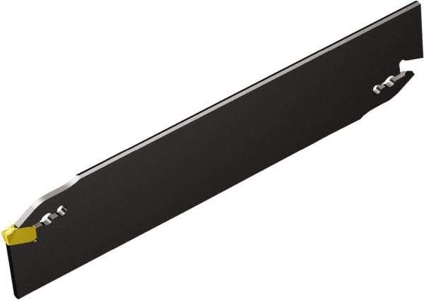 Sandvik Coromant - 33mm Max Depth of Cut, Neutral Cut, Indexable Grooving Blade - 2.25mm Insert Width, F Seat Size, QD-NN2..A Insert Style, Series CoroCut QD - Eagle Tool & Supply