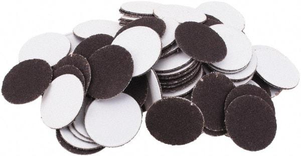 Tru-Maxx - 3/4" Diam, 240 Grit Aluminum Oxide Adhesive PSA Disc - Very Fine Grade, X Weighted Cloth Backing, For Right Angle/Vertical Shaft Portable Grinders - Eagle Tool & Supply