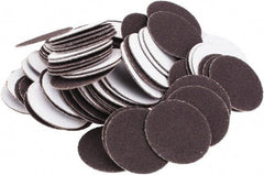 Tru-Maxx - 1-1/2" Diam, 120 Grit Aluminum Oxide Adhesive PSA Disc - Fine Grade, X Weighted Cloth Backing, For Right Angle/Vertical Shaft Portable Grinders - Eagle Tool & Supply