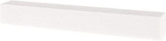 Tru-Maxx - 80 Grit Aluminum Oxide Square Polishing Stone - Medium Grade, 1" Wide x 8" Long x 1" Thick - Eagle Tool & Supply