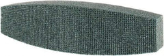 Tru-Maxx - 46 Grit Silicon Carbide Boat (Shape) Polishing Stone - Coarse Grade, 2-1/2" Wide x 9" Long x 1-1/2" Thick - Eagle Tool & Supply