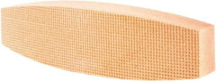 Tru-Maxx - 120 Grit Aluminum Oxide Boat (Shape) Polishing Stone - Fine Grade, 2-1/2" Wide x 9" Long x 1-1/2" Thick - Eagle Tool & Supply