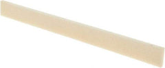Tru-Maxx - 220 Grit Aluminum Oxide Rectangular Polishing Stone - Very Fine Grade, 1/2" Wide x 6" Long x 1/8" Thick, Oil Filled - Eagle Tool & Supply