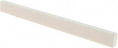 Tru-Maxx - 400 Grit Aluminum Oxide Rectangular Polishing Stone - Super Fine Grade, 1/2" Wide x 6" Long x 1/4" Thick - Eagle Tool & Supply
