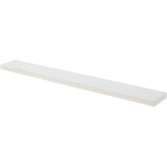Tru-Maxx - 180 Grit Aluminum Oxide Rectangular Polishing Stone - Very Fine Grade, 1" Wide x 8" Long x 1/4" Thick - Eagle Tool & Supply
