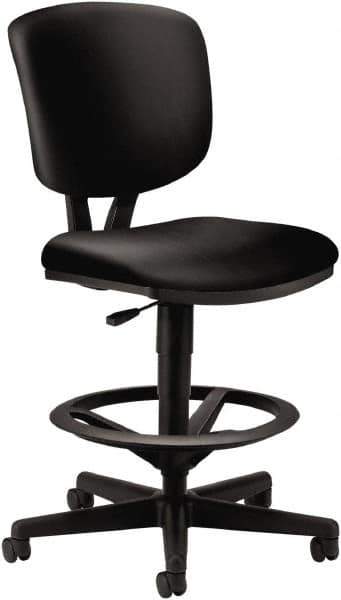 Hon - Swivel & Adjustable Stools Type: Adjustable Height Stool Base Type: Swivel - Eagle Tool & Supply