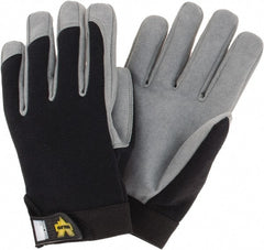 Valeo - Synthetic Leather/Polyester Work Gloves - - Eagle Tool & Supply