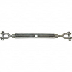 CM - 15,200 Lb Load Limit, 1-1/4" Thread Diam, 18" Take Up, Forged Steel Turnbuckle Body Turnbuckle - Eagle Tool & Supply