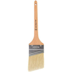 Wooster Brush - 1" Flat Polyester Varnish Brush - 2-3/16" Bristle Length, 4-13/16" Wood Handle - Eagle Tool & Supply