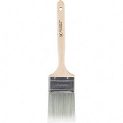 Wooster Brush - 2-1/2" Flat Polyester Sash Brush - 2-15/16" Bristle Length, 7-1/2" Wood Handle - Eagle Tool & Supply