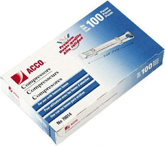 ACCO - 100 Piece Paper File Fasteners - 1" Long - Eagle Tool & Supply