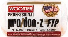 Wooster Brush - 3/8" Nap, 4" Wide Paint Roller - Medium Texture, Woven - Eagle Tool & Supply