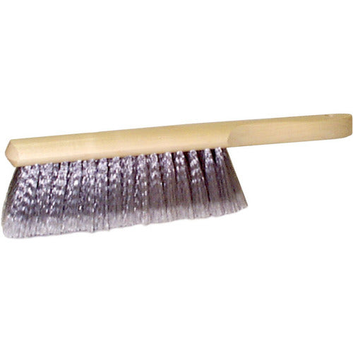 8″ Counter Duster, Flagged Silver Polystyrene Fill, Fine Brushing - Eagle Tool & Supply