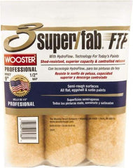 Wooster Brush - 1/2" Nap, 9" Wide Paint Roller - Semi-Rough Texture, Knitted - Eagle Tool & Supply