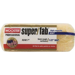 Wooster Brush - 3/8" Nap, 7" Wide Paint Roller - Medium Texture, Woven - Eagle Tool & Supply