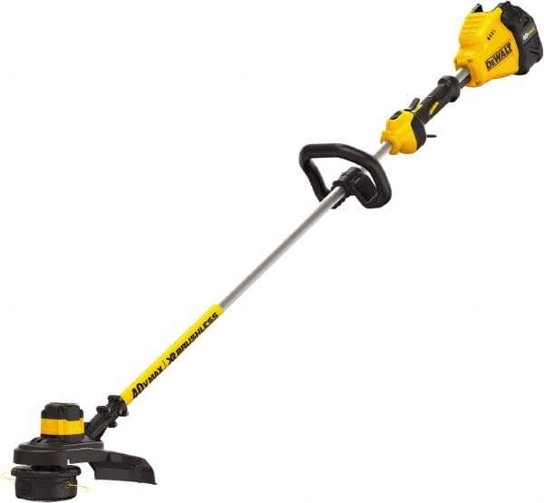 DeWALT - Battery String Trimmer - 15" Cutting Width, 40 Volts - Eagle Tool & Supply