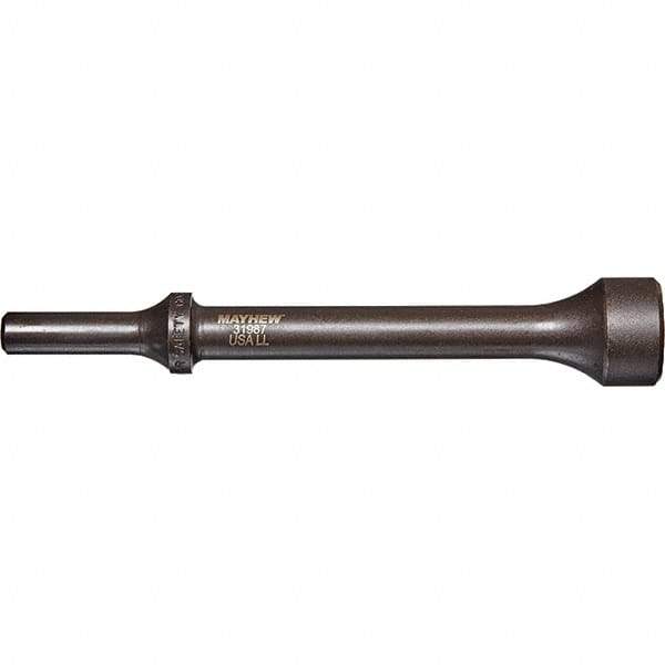 Mayhew - 1" Head Width, 6" OAL, Pneumatic Hammer - Round Drive, Round Shank, Steel - Eagle Tool & Supply