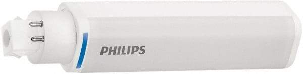 Philips - 10 Watt LED Commercial/Industrial 4 Pin Lamp - 4,000°K Color Temp, 1,300 Lumens, 120, 270, 347 Volts, Plug-in-Vertical, 40,000 hr Avg Life - Eagle Tool & Supply