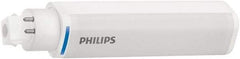 Philips - 10 Watt LED Commercial/Industrial 4 Pin Lamp - 4,000°K Color Temp, 1,300 Lumens, 120, 270, 347 Volts, Plug-in-Vertical, 40,000 hr Avg Life - Eagle Tool & Supply