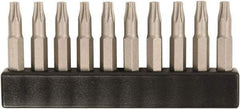 Wiha - 4mm Drive T7 Torx Screwdriver Bit - 28mm OAL - Eagle Tool & Supply