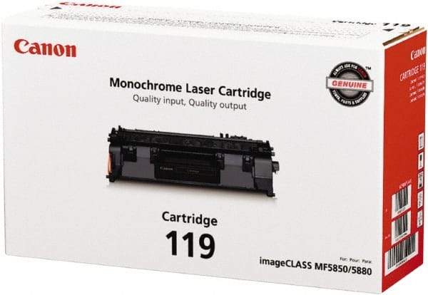 Canon - Black Toner Cartridge - Use with Canon imageCLASS LBP251dw, LBP253dw, LBP6300dn, LBP6650dn, LBP6670dn, MF414dw, MF416dw, MF419dw, MF5850dn, MF5880dn, MF5950dw, MF5960dn, MF6160dw, MF6180dw - Eagle Tool & Supply