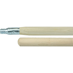 60″ Hardwood Handle, Threaded Metal Tip, 1-1/8″ Diameter - Eagle Tool & Supply