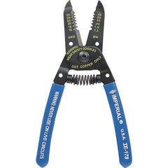 Imperial - 16 to 26 AWG Capacity Wire Stripper/Cutter - 6" OAL, Hardened Steel with Cushion Grip Handle - Eagle Tool & Supply