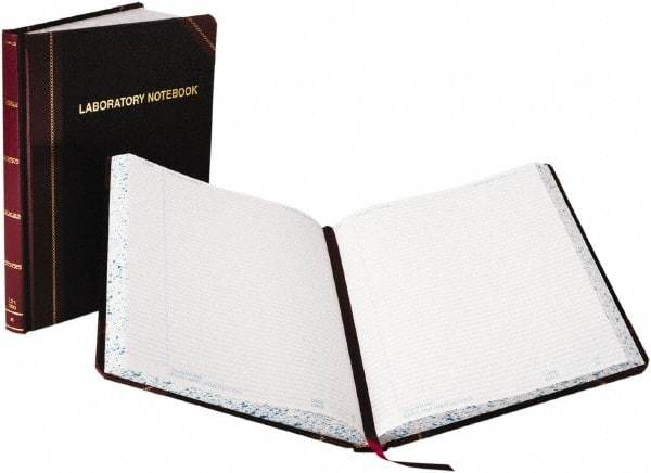 Boorum & Pease - 150 Sheet, 8-1/8 x 10-3/8", Composition Book - Black & Red - Eagle Tool & Supply