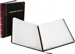 Boorum & Pease - 150 Sheet, 8-1/8 x 10-3/8", Composition Book - Black & Red - Eagle Tool & Supply