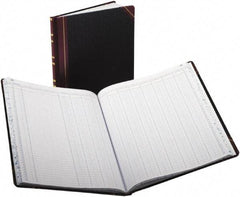 Boorum & Pease - 150 Sheet, 10-1/8 x 12-1/4", Record/Account Book - Black & Red - Eagle Tool & Supply