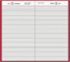 AT-A-GLANCE - 200 Sheet, 7-11/16 x 12-1/8", Composition Book - Red - Eagle Tool & Supply