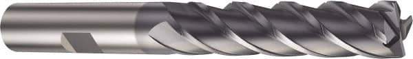 Sandvik Coromant - 10mm, 4 Flute, Single End, Solid Carbide, Corner Chamfer End Mill - 87mm OAL, Right Hand Flute, 40mm LOC, Right Hand Cut - Eagle Tool & Supply