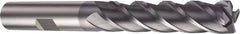Sandvik Coromant - 10mm, 4 Flute, Single End, Solid Carbide, Corner Chamfer End Mill - 87mm OAL, Right Hand Flute, 40mm LOC, Right Hand Cut - Eagle Tool & Supply