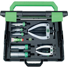 KUKKO - 1 Piece, 3/16 to 2-3/4" Spread, Blind Hole Puller Set - 1 Jaws, 5-1/4" Reach - Eagle Tool & Supply