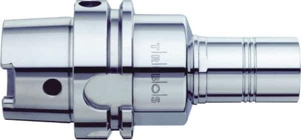 Schunk - HSK63A Taper Shank 20mm Hole End Mill Holder/Adapter - 30mm Nose Diam, 100mm Projection, Through Coolant - Exact Industrial Supply