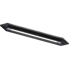 Made in USA - 1/4" Cut Diam, 1/4" Shank Diam, Cone Head Chipbreaker Cut Burr - Carbide, 3/16" LOC, 2" OAL - Eagle Tool & Supply