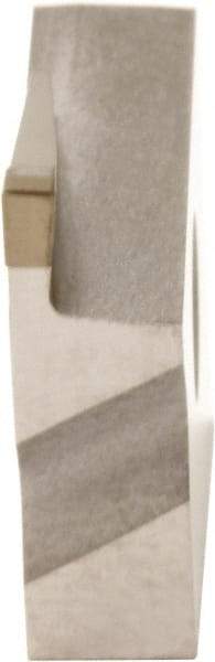 Sumitomo - 4062CGA Grade BN2000, 1.57mm Cutting Width PCBN Grooving Insert - 3.5mm Max Depth of Cut, Right Hand, 0.2007mm Corner Radius, Uncoated - Eagle Tool & Supply