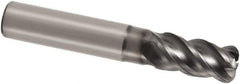 Seco - 20mm, 4 Flute, Single End, Solid Carbide, 2.5mm Corner Radius End Mill - 115mm OAL, 42° Helix, Right Hand Flute, 40mm LOC, Right Hand Cut, 55mm Extended Reach - Eagle Tool & Supply