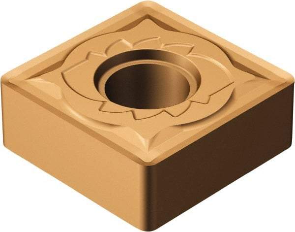 Sandvik Coromant - SNMG433 SMR Grade 1125 Carbide Turning Insert - 90° Square, 1/2" Inscr Circle, 3/16" Thick, 3/64" Corner Radius - Eagle Tool & Supply