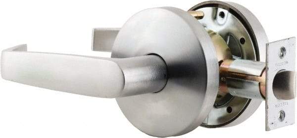 Falcon - Privacy Lever Lockset for 1-3/8 to 1-7/8" Thick Doors - 2-3/4" Back Set, Stainless Steel, Satin Chrome Finish - Eagle Tool & Supply